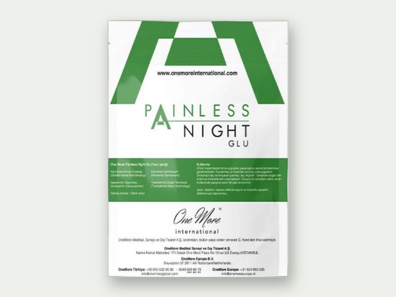 Empaque del producto Painless Night GLU de One More